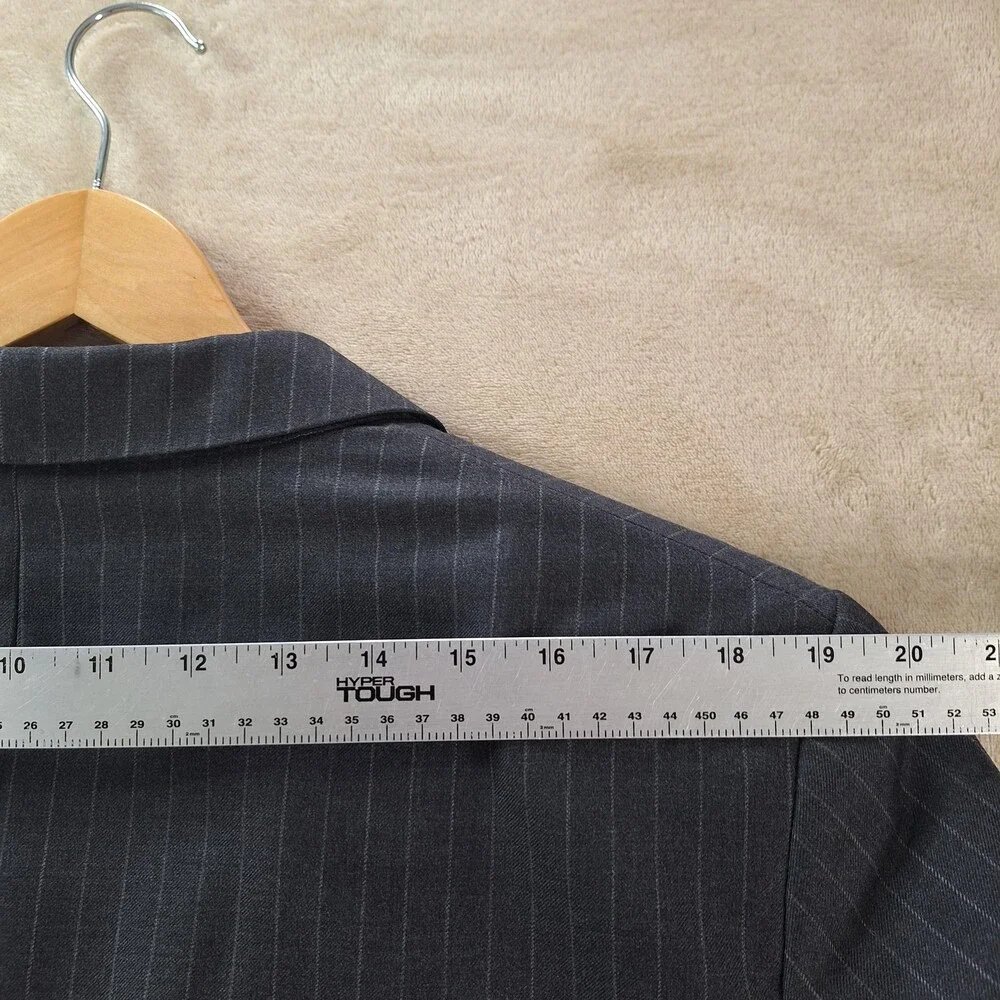 Hemrajani Brothers Blazer Mens 46 Wool Loro Piana Four Seasons Pinstripe Jacket